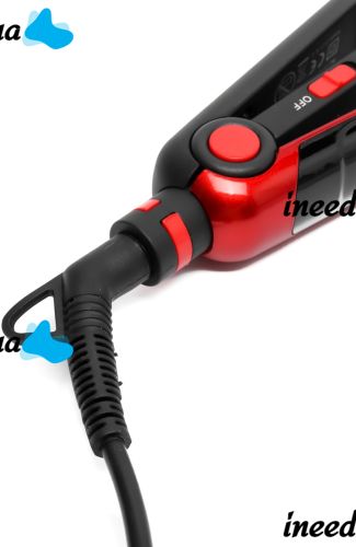 Curling iron styling tongs Domotec MS-4909 2 in 1 iron corrugation for straightening and volume of hair, ceramic device for leveling MS4909 Red