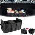 Folding Bag Organizer Trunk Organizer & Cooler in the trunk of the car, Folding nylon container with a thermal compartment, Refrigerator organizer in the car