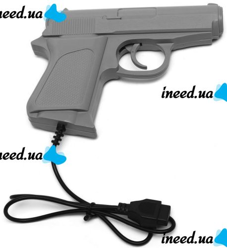 Retro console under the guise of Ps1 Super 8Bit Game TY-368 16 games, 8-bit game console with two joysticks and a pistol for TV LH-999