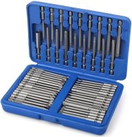 Набір магнітних насадок Socket Set AND ES-50 комплект з 49 односторонніх подовжених біт 75 мм з подовжувачем в кейсі для викруток і шуруповерта