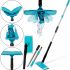 Универсальная швабра с отжимом Titan Twist Mop складная швабра лентяйка для мытья пола вращается на 360 градусов с насадкой из микрофибры 130Х11 см