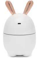 Зволожувач повітря нічник Зайчик Rabbit Humidifier Y-105 200 мл ультразвуковий настільний очищувач дифузор з LED підсвічуванням USB Air Purifier