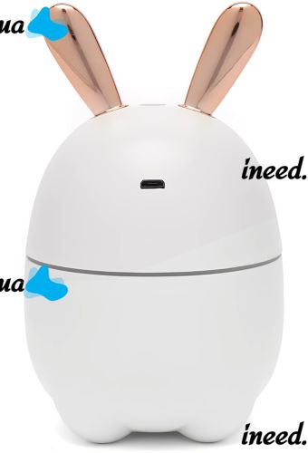 Зволожувач повітря нічник Зайчик Rabbit Humidifier Y-105 200 мл ультразвуковий настільний очищувач дифузор з LED підсвічуванням USB Air Purifier