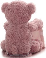 Soft Children's Toy Peekaboo Bear Teddy Bear 33 cm Musical Interactive Playing Hide-and-Seek Talking Bear from 6 Months Old Pink Peekaboo