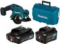 Акумуляторна дискова пила Makita HS301DZ циркулярна пила на два акумулятора для поздовжнього і поперечного розпилу в кейсі 85 мм 25.5 мм