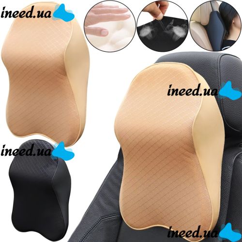 Car Orthopedic Neck Pillow Car Neck Pillow Travel Pad for Headrest with Memory Effect in Car 30x22 cm