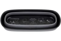 Car hanging organizer Hoco PH35 mini storage box for small items on the seat in the car interior, holder with mirror on the headrest in the car