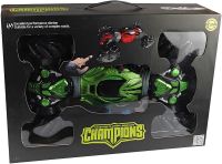 Трюкова машинка перевертиш Champions 2866 акумуляторний трансформер всюдихід на радіокеруванні і сенсорним управлінням жестами від руки Зелений