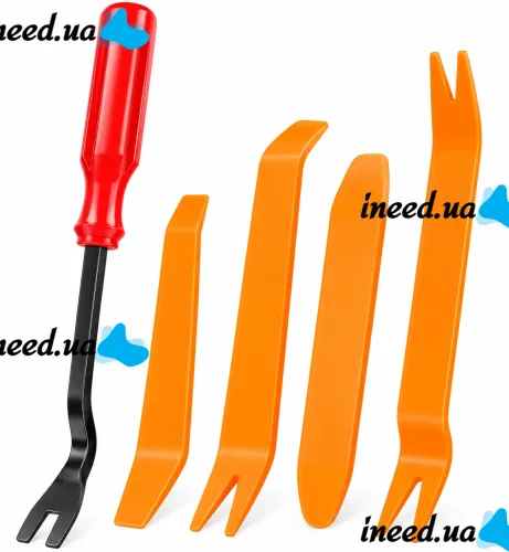 OEM H546 Set of Clips for Auto Trim—725-Piece Set of Removers for Fan Blades, Mounts, Seals, and Clamps in a Plastic Case for Repair and Installation