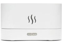 Зволожувач повітря Flame Aroma Diffuser EL - 96W дифузор ефірного масла з імітацією полум'я диму настільний ароматизатор 7 кольорів підсвічування HY01