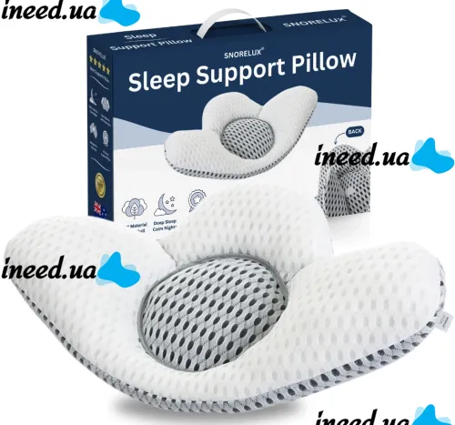 Ортопедическая подушка под поясницу Lumbar Support Pillow SP4817 анатомическая поясничная подушка для поддержки спины и позвоночника 48х30х8 см