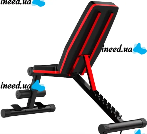 Adking AD-DB1894 folding sports equipment with expanders for back and abs training up to 120 kg Adjustable sports bench YSC-02