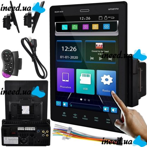 Автомагнітола 2din Tesla Style 9520 Wi-Fi Bluetooth USB GPS Магнітола Android з сенсорним екраном 9.5 дюймів і пультом на кермо в машину RAM 128 Мб