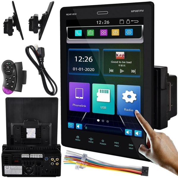 Автомагнитола 2Din Tesla Style 9520 Wi-Fi Bluetooth USB GPS магнитола Android с сенсорным экраном 9.5 дюймов и пультом на руль в машину RAM 128 Мб