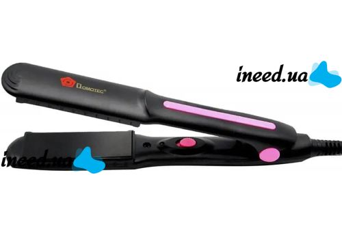 Iron Straightener for Hair Alignment Domotec MS-4905 30W Curling iron for styling and Straightening with Fast Heater Ceramic device forceps 