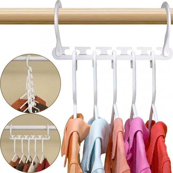 Universal Folding Clothes Hanger Wonder Hanger (9 hangers per pack)