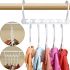 Universal Folding Clothes Hanger Wonder Hanger (9 hangers per pack)