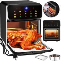 Silver Crest FD-1015B 3000W 15L electric air grill for cooking without oil 10 programs table-top deep fryer from the mains supply