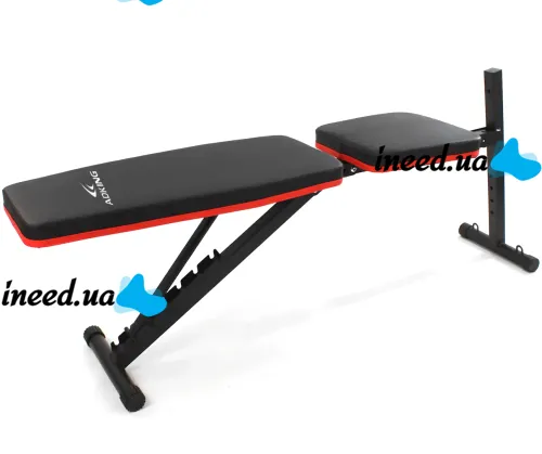 Adking AD-DB1894 folding sports equipment with expanders for back and abs training up to 120 kg Adjustable sports bench YSC-02