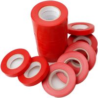 Підв'язувальна стрічка для садового степлера Tapetool 25м х 11мм еластична стрічка 20 штук для агростеплера тапенера для підв'язки рослин та Червона
