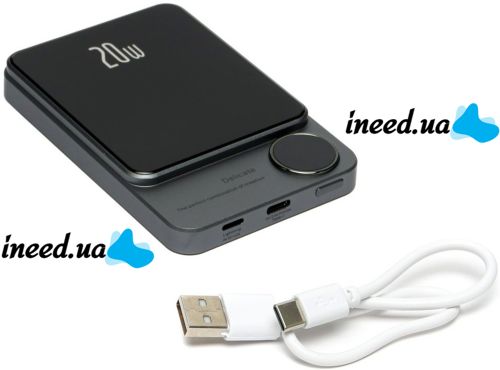 Wireless Magnetic Power Bank Power Bank Q9 20W MagSafe 10000 mAh External Battery USB Type-C Lightning Charger for IOS Android