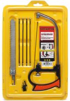 Multifunctional Hand Hacksaw Magic Saw 8 in 1 set of mini saws with Replaceable saws for Metal, Glass, stone and tile for Home in a case