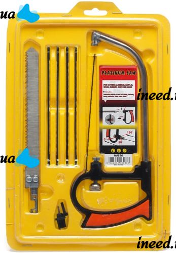 Multifunctional Hand Hacksaw Magic Saw 8 in 1 set of mini saws with Replaceable saws for Metal, Glass, stone and tile for Home in a case
