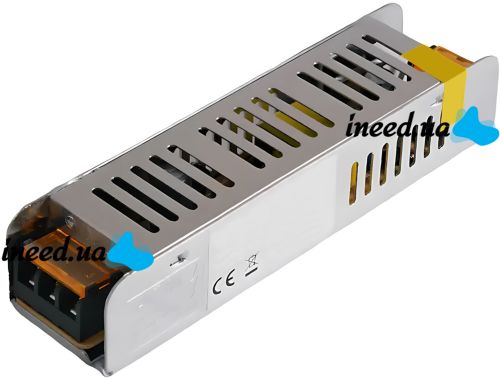 Switching power supply Metal Long 12V 25A 300W S-300-12 AC adapter with passive cooling for LED lamps in a metal case