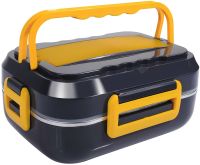Електричний ланч-бокс Electric Lunch Box DFH-C21 1.5 л ланч бокс з підігрівом і металевою знімною чашею від мережі і прикурювача C-21 220V 12V
