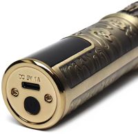 Акумуляторна машинка для стрижки волосся VGR V-073 бездротовий чоловічий окантовочний USB тример для бороди та вусів зі змінними насадками та дисплеєм