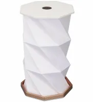 Настольный складной ночник Rotating Lamp XZ-06 аккумуляторный раскладной светильник, бумажная лампа трансформер с сенсорным управлением от USB