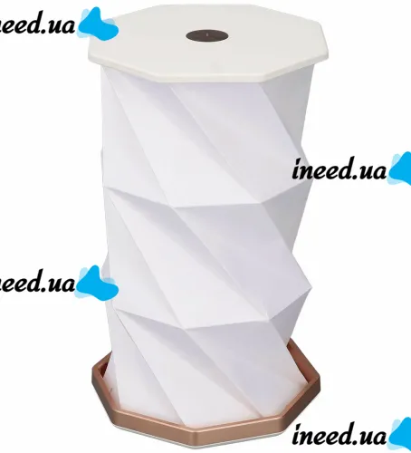 Настольный складной ночник Rotating Lamp XZ-06 аккумуляторный раскладной светильник, бумажная лампа трансформер с сенсорным управлением от USB