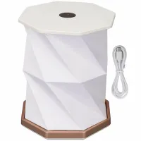 Настольный складной ночник Rotating Lamp XZ-06 аккумуляторный раскладной светильник, бумажная лампа трансформер с сенсорным управлением от USB
