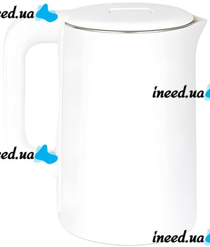 Electric kettle Domotec MS-5028 1.8 liter tabletop disk electric kettle Domotec 1500W with operation indicator and auto unplugging White