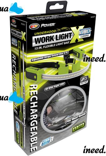 Підсвічування для капота автомобіля Emergency Light Strip m3 Світлодіодна гнучка LED стрічка з ременями світильник на акумуляторі в авто для гаража