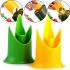 Memos knife for cleaning the core and seeds of bell pepper Pepper Corer set of 2 pieces, kitchen appliance peeler for vegetables and fruits 9X5 cm