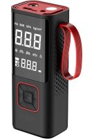 Car Compressor Car Air Pump ATJ-6988 Rechargeable Car Compressor with LCD Monitor, Portable Tire Pump for Car and Bicycle