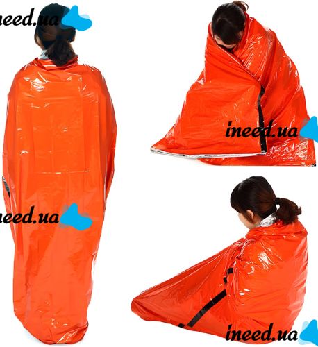 Emergency Sleeping Bag Emergency Sleeping Bag Reusable Waterproof Rescue Thermal Bag, Foil Sleeping Bag for Extreme Conditions