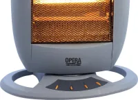 Галогенний підлоговий інфрачервоний обігрівач Opera Digital OP-H0005 1200W 3 режими потужності, настільний кварцовий електрообігрівач від мережі