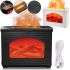 Увлажнитель воздуха Камин с эффектом пламени Fireplace Humidifier LT-9058 270 мл ночник аромадиффузор с имитацией огня и светодиодной подсветкой USB