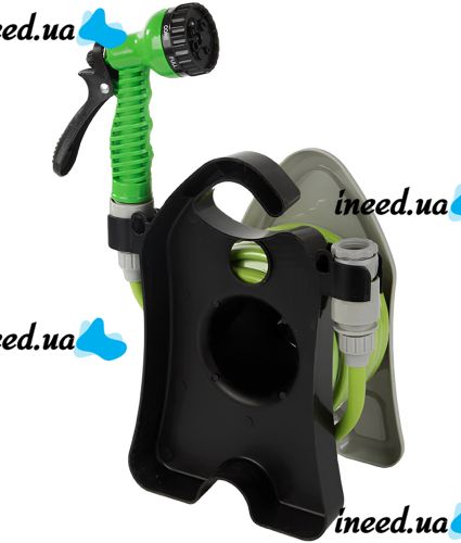 Roll Garden Hose Reel LY-907 water hose 10 m on a reel with 3/8" spray gun watering kit 7 watering modes