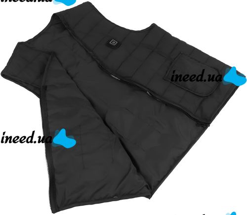 Electric heated thermal vest Hoson Heated Vest is a universal vest with 3 temperature adjustment modes for warming hands and back from USB