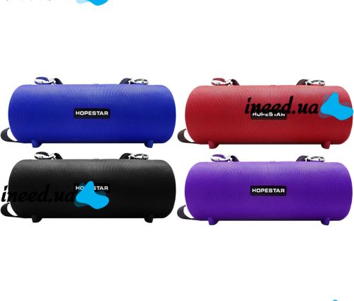 Hopestar H39 10W Portable Rechargeable Bluetooth Speaker with LED LED Light FM Radio USB microSD AUX Wireless Bluetooth Speaker