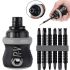 Multifunctional Ratchet Telescopic Mini Screwdriver with Double Head CR-V 13 in 1, Reversible Screwdriver with Ratchet and Magnetic Bits