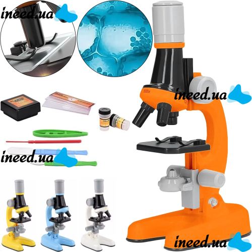 Scientific Microscope OEM 1013A-1 Children's Microscope with 1200x Zoom for Scientific Research HA-148 Laboratory with Magnification and Research Kit