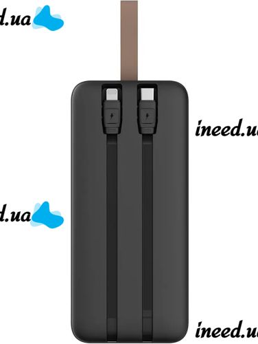 Lenyes PX487D 40000mAh 22.5W Portable Power Bank Charger with LED Display and Cables, External Battery Lightning Type-C Povebank
