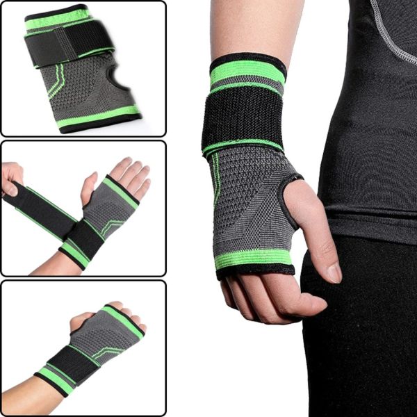 Фиксатор на кисть руки Wrist Support Sibote 9136, Бандаж на запястье от травм и растяжений, Эластичный бинт лангетка для рук с фиксирующим ремнем