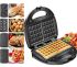 Sandwich maker sandwich maker multi-baker 4 in 1 Steinberg ST-779 1200W 4in1 Grant GT-779 1200W grey grill, waffle iron, walnut GrandHoff sandwich maker