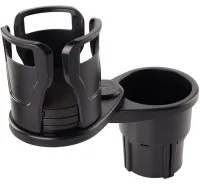 Car Multifunctional Holder Cup Holder for Car Chayanne Car holder 5 in 1, Rotating Cup Holder, Cups Black