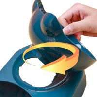 Потрійна годівниця для води з кормом Cat Bowl with Water Dispenser з автоматичною поїлкою 500мл для собак і кішок, поїлка з двома мисками для корму